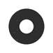 M12 1.75 Hex Nut with Nylon Insert Flange