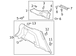 Quarter Panel Trim Bracket