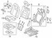 Seat Back Cushion Cover - Right, Front (GT, GT Feature Car)