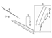 Exterior Door molding - Left, Lower