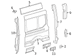 Body D-Pillar Side Corner Panel - Left, Rear, Outer (All Long, All Medium)