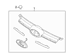 Radiator Grille - Front, Upper