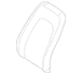Seat Back Cushion Cover - Left, Front