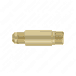 3/8 NPT Male to 5/8-18 45 Degree Flared Connector