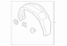 Quarter Panel Splash Shield Filler - Left, Inner