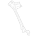 Body A-Pillar Reinforcement - Right, Front, Inner