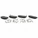 Disc Brake Pad Set Kit Lining