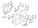 Door Interior Trim Panel - Right, Front