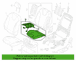 Seat Cushion Foam Pad - Right, Front