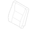 Seat Back Cushion Cover - Right, Rear