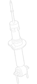 Suspension Strut Shock Absorber - Front