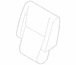 Seat Back Cushion Cover - Right, Rear