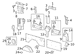 Body C Pillar Trim Panel Quarter Window - Bus (M2), Left (Crew Van)