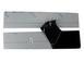 SuperCab & SuperCrew Black Platinum Stainless Steel B-Pillar Trim for Vehicles without Factory Keypad