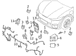 Harness Wire Parking Aid <br>Parking System Wiring Distance SE Sensor Power liftgate