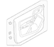 Door Interior Trim Panel - Left, Front (XL)