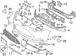 Bumper Cover Support Rail Bracket - Front (ST)