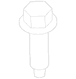 Screw And Washer Door Interior Handle Trim Bolt