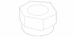 Bolt Suspension Ball Joint Nut / Washer - M20 x 1.5MM, Front