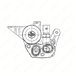 Sealing Flange - Low Pressure Fuel Line DD16