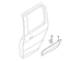 Body side Molding MOULDING Quarter OU - Left, Rear, Outer (CARGO VAN, WAGON)