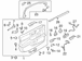 Door Window Molding Decal - Left, Front