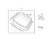 Rear View Mirror Interior Automatic Dimming Electrochromic - Inner