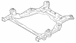 Engine Cradle Frame - Front 2.0L