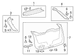 Liftgate Trim Cover Molding - Left