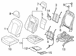 Seat Cover Cushion - Right, Front (Premium)
