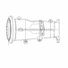 EGR Exhaust Gas Line for DD15 GHG14
