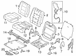 Seat Cushion Pad Foam - Left, Rear