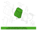 Seat Cushion Pad Back - Left, Front