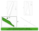 Exterior Door molding <br>Door Applique Body side strip Cladding Corner Insert MOULDING Outside
