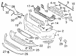 Bumper Impact Absorber Isolator - Front