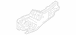 Exterior Door Handle Base Reinforcement - Left, Front