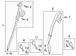 Seat Belt Receptacle - Right, Rear (Cypress)