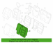 Seat Back Cushion Pad - Left, Rear