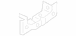 Plate Bumper Cover Bracket - Rear, Center
