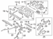 Floor Pan Crossmember - Rear, Center (Convertible, Coupe)