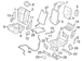 Shield Seat Track Cover - Left, Rear, Back