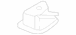 Back Up Camera Bracket Lane Departure System - Right, Upper