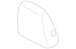 Cover And Pad Headrest - Left, Rear