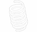 Coil Spring - Left, Front