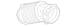 Engine Air Intake Hose - 1.6L