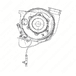 Exhaust Gas Turbocharger, CL5 NAFTA DD13 EPA10/GHG14