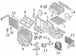 Cabin Air Intake Duct Tube Instrument Panel