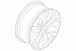 Wheel Rim 20 X 8.5 Alum Type 1