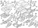 Seat Track Support Bracket Mounting Adjuster - Rear (Low, Mid)