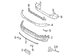 Bumper Impact Bar Reinforcement Rebar - Front